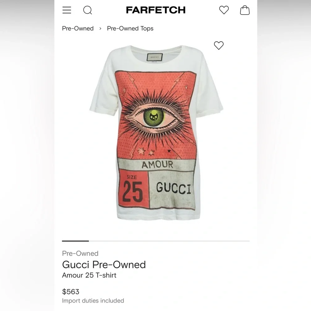 Gucci Amour 25 T shirt - Picture 6 of 6